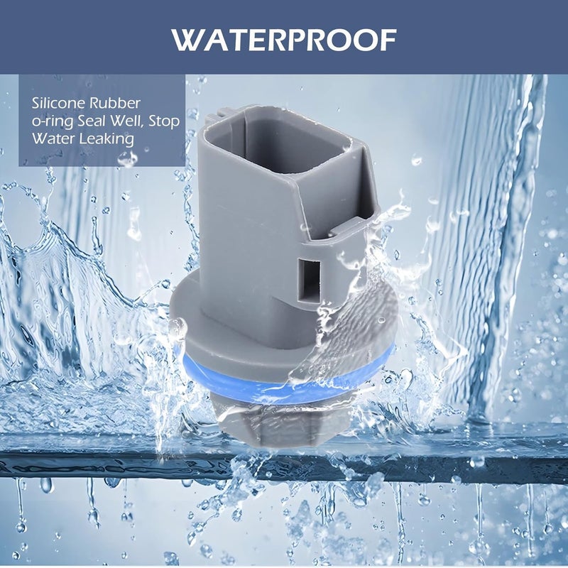 Anyhut 2 قطعة مقبس ضوء لوحة الترخيص 2 دبوس لفورد F-150 2004-2021، F-250 F-350 سوبر ديوتي 2008-2022، فييستا، إيسكيب، إكسبيديشن، إكسبلورر، فيusion، فوكوس، يحل محل F81Z13411AA AL8Z13411B - Image 3